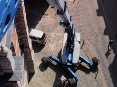 inspection et remaniage de la couverture ardoise de ce clocher